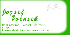 jozsef polasek business card